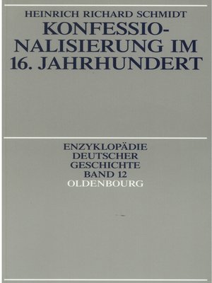 cover image of Konfessionalisierung im 16. Jahrhundert